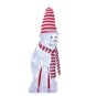 EMOS LED vianočný snehuliak s čiapkou a šálom, 46 cm, vonkajší aj vnútorný, studená biela - Vianočné osvetlenie