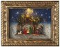EMOS LED-es karácsonyi kép, 19,3x24,3 cm, 4x AA, beltéri, meleg fehér, időzíthető, időzíthető - Karácsonyi világítás