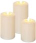 EMOS LED decoration - 3x wax candle, 3x 3x AAA, timer - LED Candle