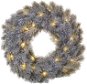 EMOS LED decoration - Advent wreath, 40 cm, 2x AA, indoor, warm white, timer - Christmas Lights