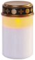 EMOS LED hřbitovní svíčka, 12,5 cm, 2x C, venkovní i vnitřní, vintage, časovač - LED svíčka