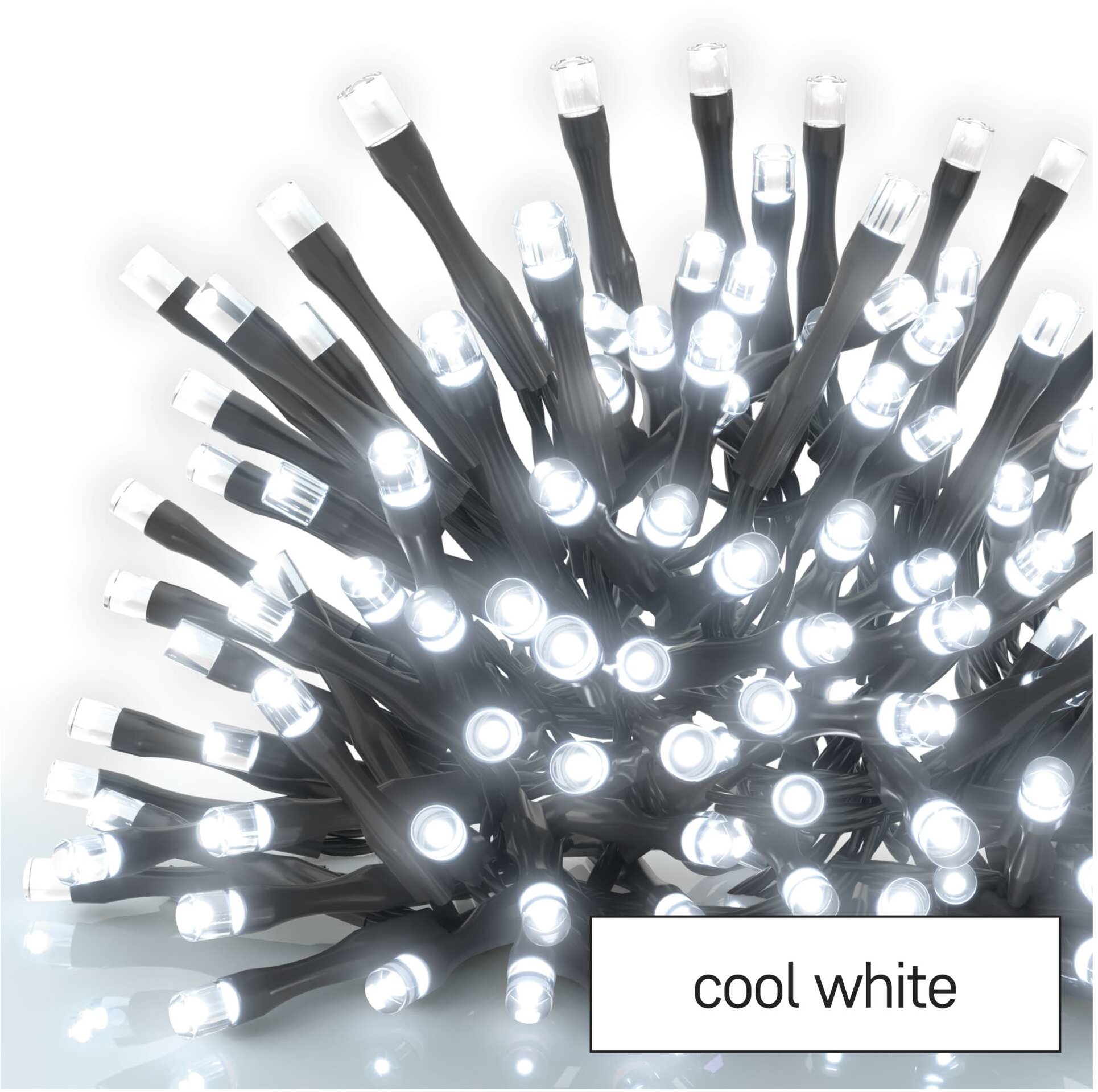 EMOS Standard LED sorolható karácsonyi fényfüzér – fényfüggöny, 1x2 m, kültéri, hideg fehér