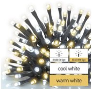 Lichterkette EMOS LED-Weihnachtslichterkette, 8 m, innen und außen, warm/kaltweiß, Timer - Světelný řetěz
