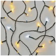 EMOS LED-Weihnachtslichterkette, 18 m, innen und außen, warm/kaltweiß, Timer - Lichterkette
