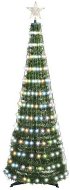 EMOS LED karácsonyfa fényfüzérrel és csillaggal, 1,8 m, beltéri, RGB, távirányító, időzítő - Műfenyő