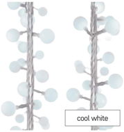 EMOS LED Light Cherry Chain - Balls 2,5cm, 4m, Indoor and Outdoor, Cold White, Timer - Light Chain