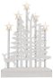 EMOS LED dekorace dřevěná – les s hvězdami, 35,5 cm, 2x AA, vnitřní, teplá bílá, časovač - Dekorativní osvětlení