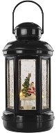 EMOS LED dekorácia – vianočný lampáš so Santom, 20 cm, 3× AAA, vnútorné, teplá biela, časovač - Vianočný lampáš