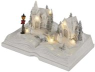 EMOS LED vánoční vesnička – kniha, 12,5 cm, 3x AA, vnitřní, teplá bílá - Dekorativní osvětlení