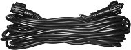 EMOS Predlžovací kábel pre spojovacie reťaze Profi, 10 m, čierny - Vianočná reťaz