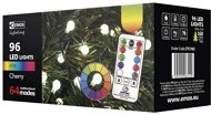 EMOS LED vianočná cherry reťaz s ovládačom – guľôčky, červená/zelená/modrá, programy - Vianočná reťaz