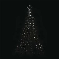 EMOS LED vianočný kovový strom, 180 cm, vonkajší, studená biela, časovač - Vianočné osvetlenie