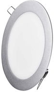 EMOS LED Panel, 175mm, Round, Built-In, Silver, 12W, Neutral White - LED Panel