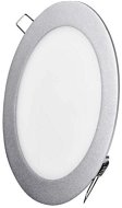 EMOS LED Panel, 175mm, Round, Built-In, Silver, 12W, Neutral White - LED Panel