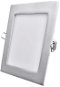 EMOS LED panel 170 × 170, négyzet alakú, beépített, ezüst, 12 W, semleges fehér - LED panel