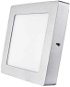 EMOS LED panel 170 × 170, négyzet alakú, felületre szerelhető, ezüst, 12 W, semleges fehér - LED panel