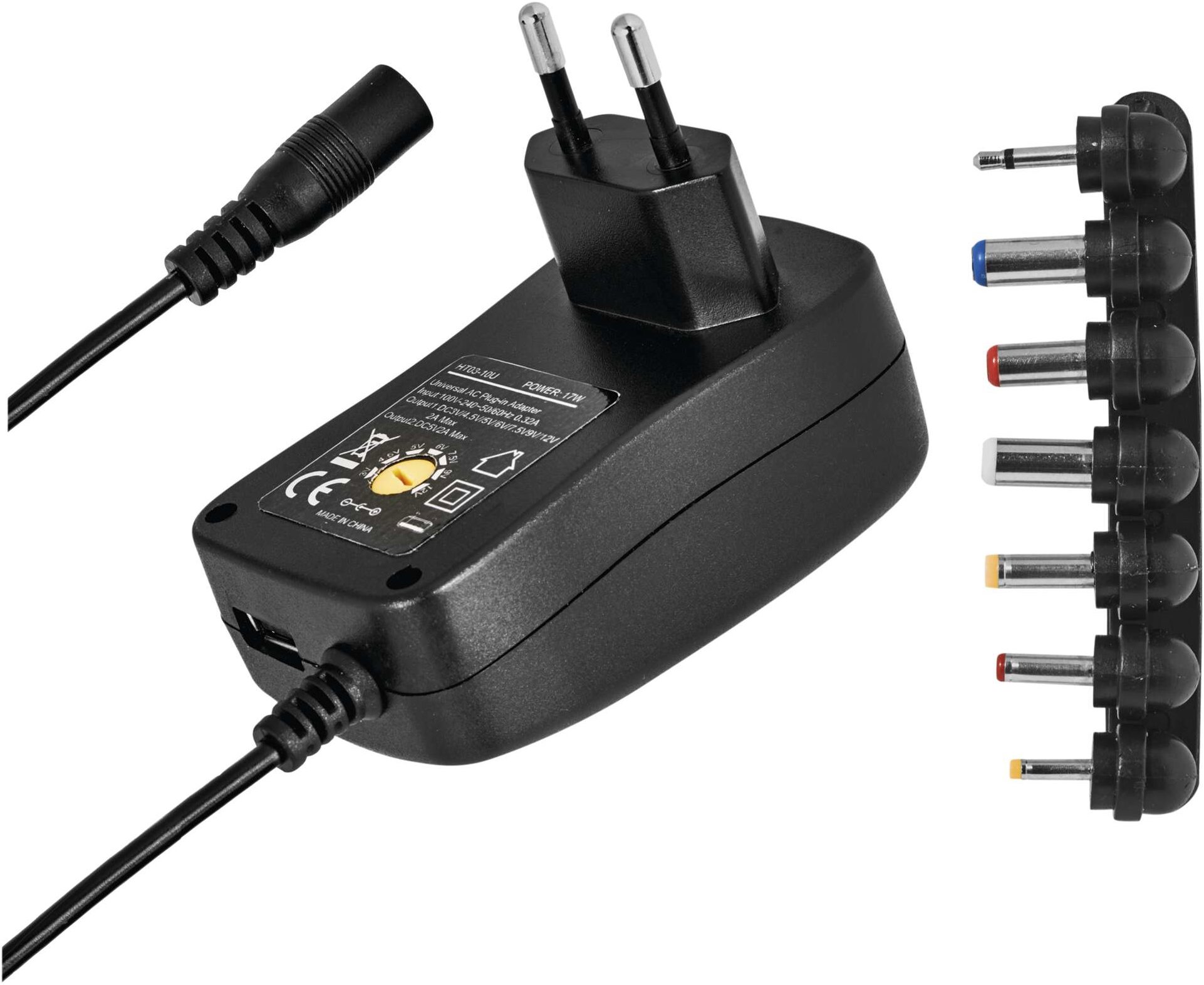 EMOS Univerzális pulzáló USB hálózati adapter, 1000 mA