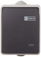 EMOS Wall Switch No. 1.6 IP54, 1 Button - Light Switch