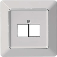 EMOS Data socket cover 2xRJ45 - Socket Cover