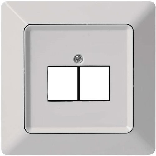 EMOS Data socket cover 2xRJ45 - Socket Cover - Main image