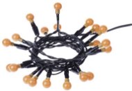 EMOS 20 LED Chain - Beads, 2xAA, 1.5m, Yellow, Timer - Christmas Lights