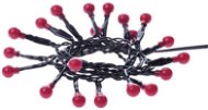 EMOS 20 LED chain - beads, 2xAA 1.5m, red, timer - Christmas Lights