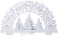 EMOS LED dekorácia – stojanček stromčeky, 2× AA, teplá biela, časovač - Vianočné osvetlenie
