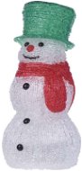 EMOS LED decoration - snowman, 3xAA, IP20, cold white, timer - Christmas Lights