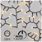 LED Christmas Chain - Cluster, Outdoor, 4m, Warm White, Timer - Christmas Chain