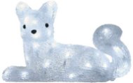 LED Christmas Fox, 32cm, Outdoor, Cold White, Timer - Christmas Lights