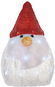 LED Christmas Snowman, 30cm, 3x AA,  Cool White, Timer - Christmas Lights