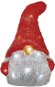 LED karácsonyi törpe, 20cm, 3x AA, hideg fehér, időzítő - Karácsonyi világítás