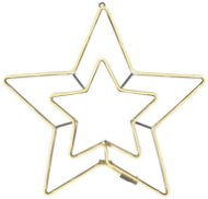 LED Neon Star Double, Outdoor, Warm White, Timer - Star Light
