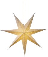 LED - Vianočná hviezda papierová biela, 75 cm - Svietiaca hviezda