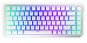 Gaming-Tastatur Endorfy Thock 75% Wireless Red Onyx White Pudding - Herní klávesnice