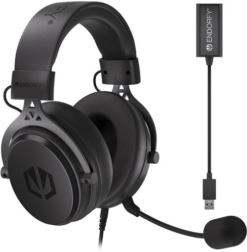 Endorfy VIRO Plus USB black - Gaming Headphones - Main image