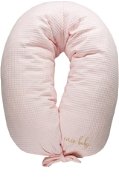 ENIE BABY kojící polštář VAFLOVÝ - růžový - Nursing Pillow