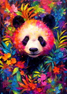 ENJOY Puzzle Playful panda cub 1000 pieces - Jigsaw Puzzle