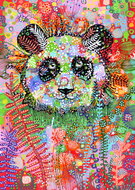 ENJOY Puzzle Záhadná panda 1500 dílků - Puzzle