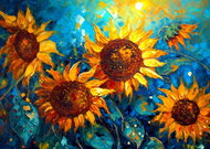 ENJOY Sunflower Meeting Puzzle 1000 pieces - Jigsaw Puzzle