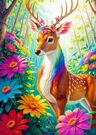 ENJOY Puzzle Magic Deer 1000 pieces - Jigsaw Puzzle