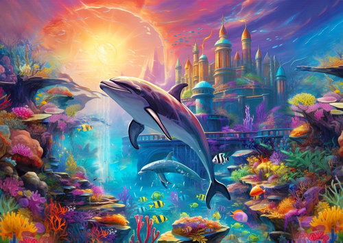 ENJOY Puzzle Atlantis 1000 pieces - Jigsaw Puzzle - Main image