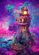 ENJOY Puzzle Underwater lighthouse 1000 pieces - Jigsaw Puzzle