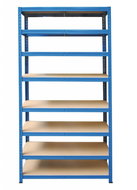 Trestles Screwless Shelf Rack RHU 4010-2500-8 - Blue - Shelving Unit