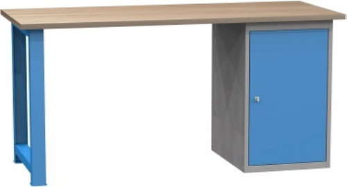 Enprag Workshop Table with Base Container 1700mm - Workbench - Main image