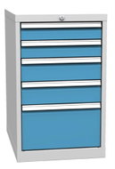 Kovos Table Container 810 x 500 x 700mm - 5 Drawers - Drawer Chest