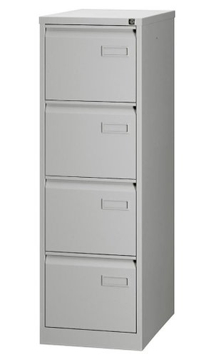 Bisley Four-drawer File A4 1321 x 413 x 622mm - File Cabinet - Main image