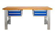 Enprag Workshop Prefabricated Workbench with Containers. Height: 850mm Board width: 2000mm - Workbench
