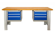 Enprag Workshop Prefabricated Workbench with Containers. Height: 850mm Board width: 2000mm Board - Workbench