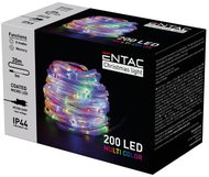 ENTAC Nano LED Christmas chain 20 m, outdoor, multicolour, 200 LEDs - Light Chain
